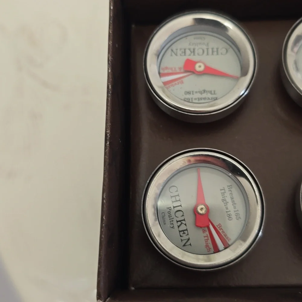 Wiliams Sonoma Set Of 4 Mini Grilling Thermometers